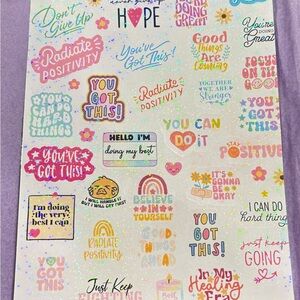 Radiate Positivity Motivational Wall Decals